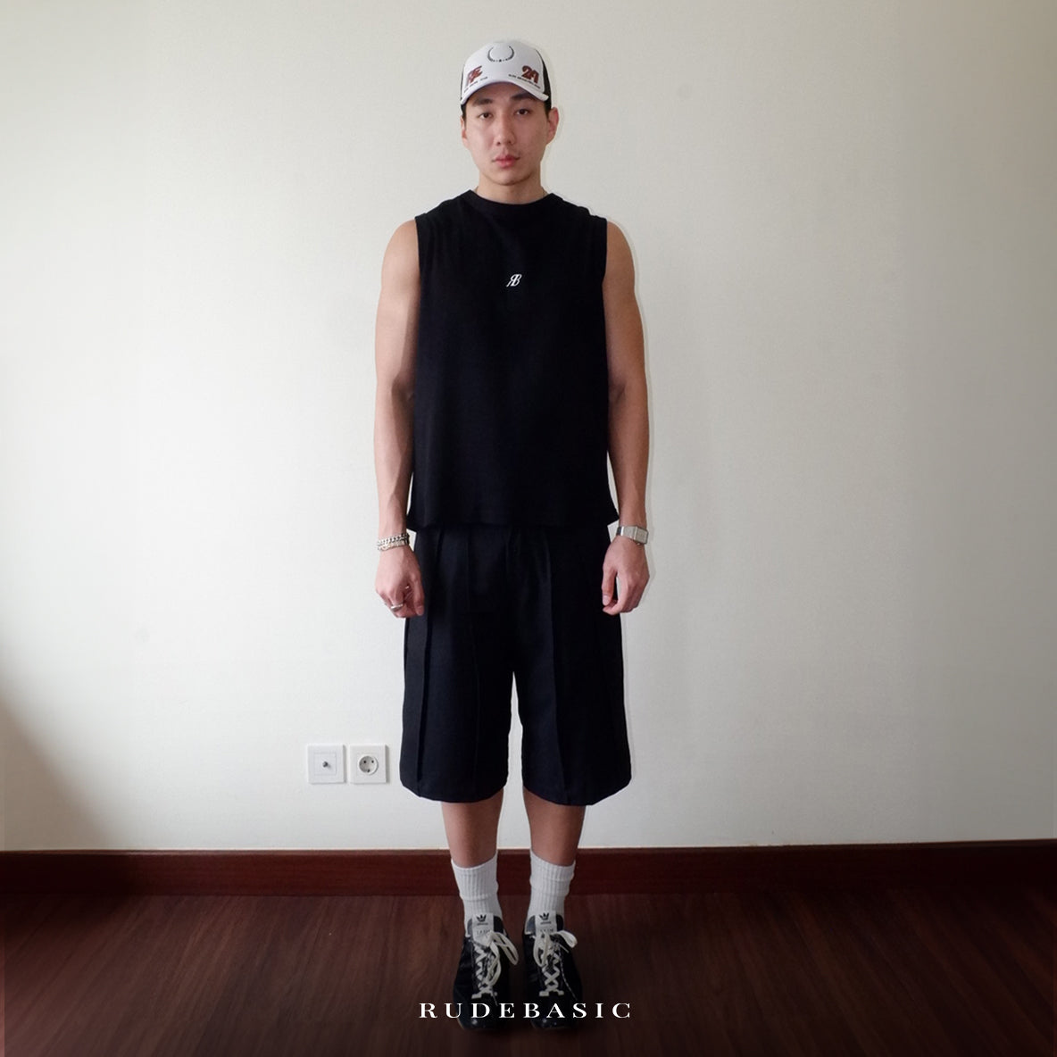 RUDEBASIC - Ryu Quarter Relaxed Wide Pants | Unisex