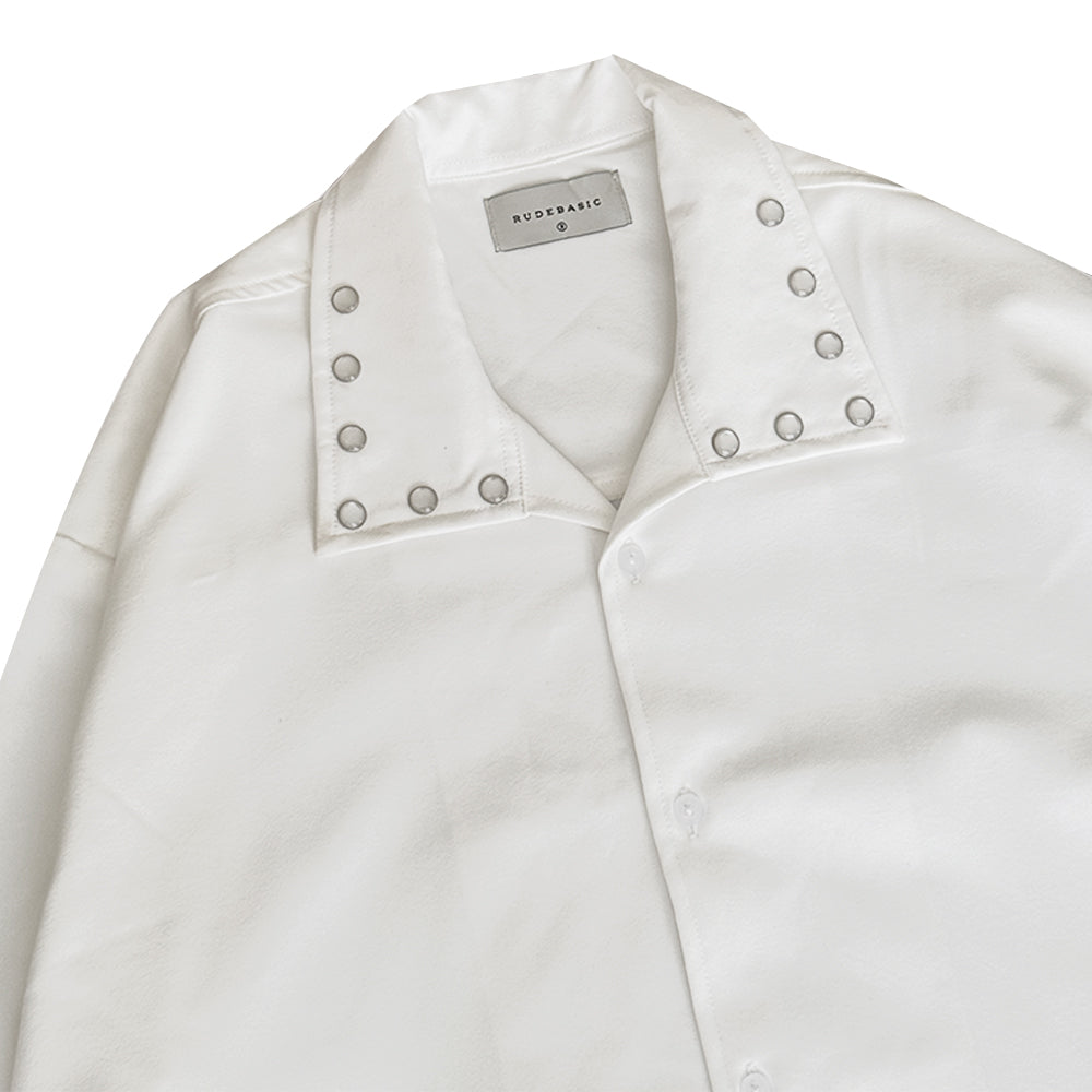 RUDEBASIC - Pearl Kwon Flat Collar Overshirt | UNISEX