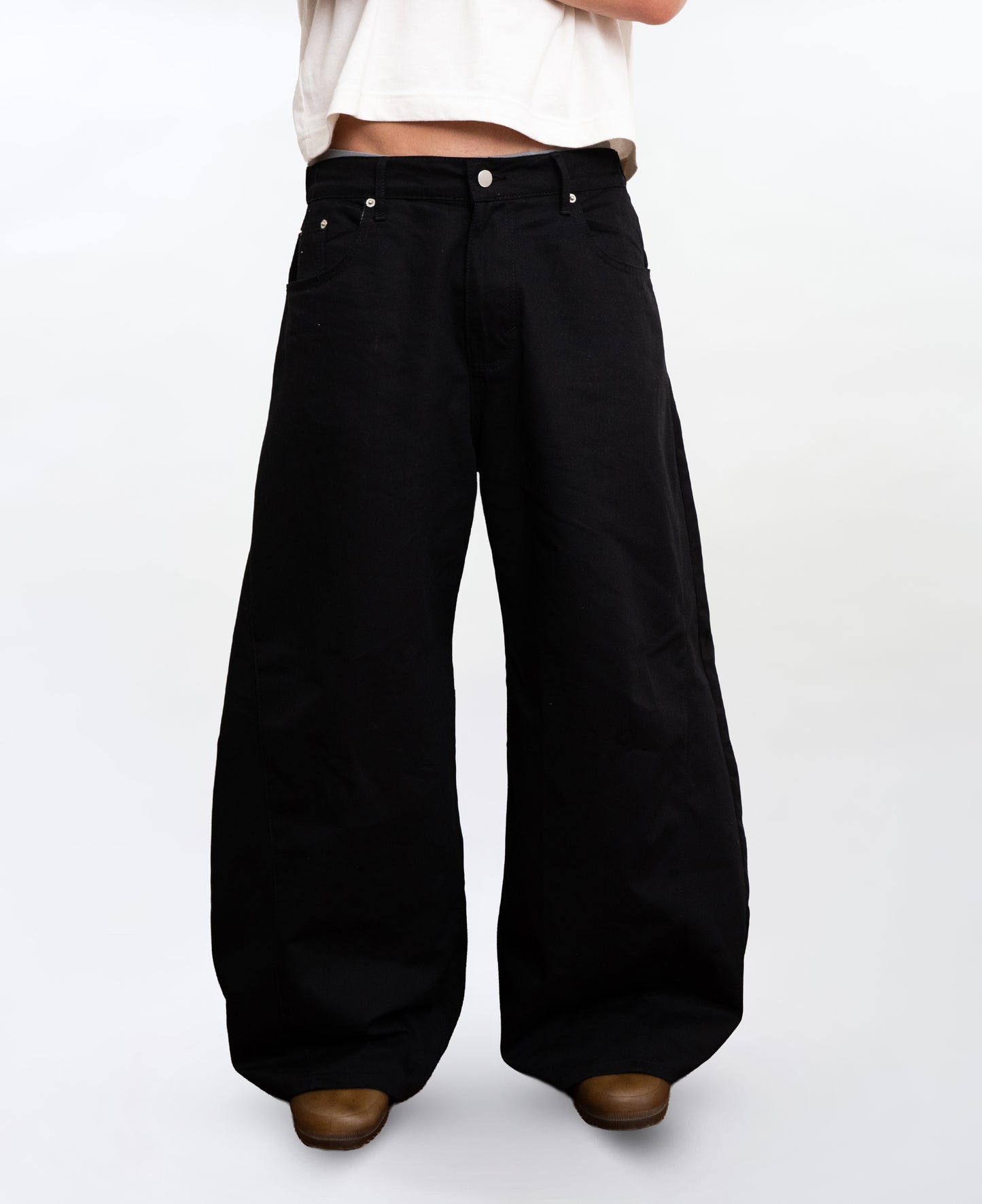 RUDEBASIC - John Barrel Pants | Fine Cotton Twill | Unisex | Celana barrel | Celana balon | Celana panjang