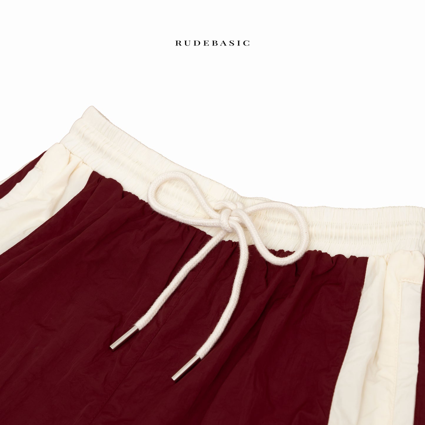 RUDEBASIC - Berry Block Rude Parachute | Unisex | Celana pria | Celana pendek | celana nylon | nylon shorts