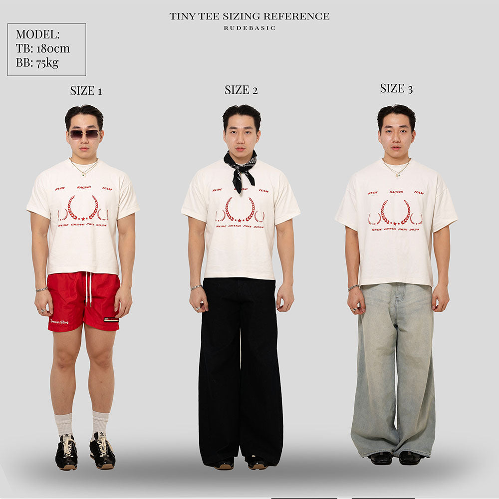 RUDEBASIC - Bay Tiny Tee - Heavy Weight Cotton [UNISEX]