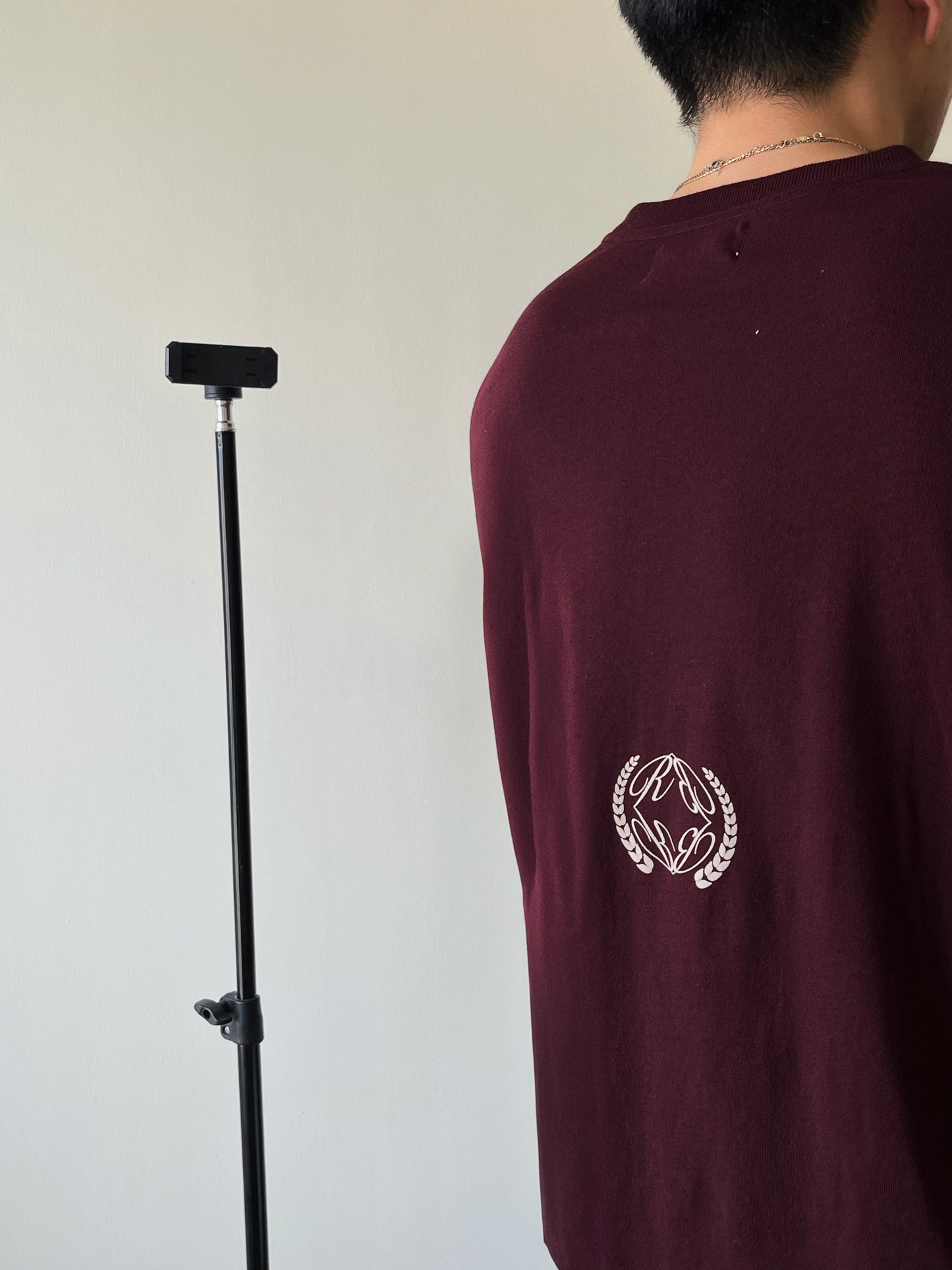 RUDEBASIC - Uni Burgundy Oversized Tee | Heavy weight