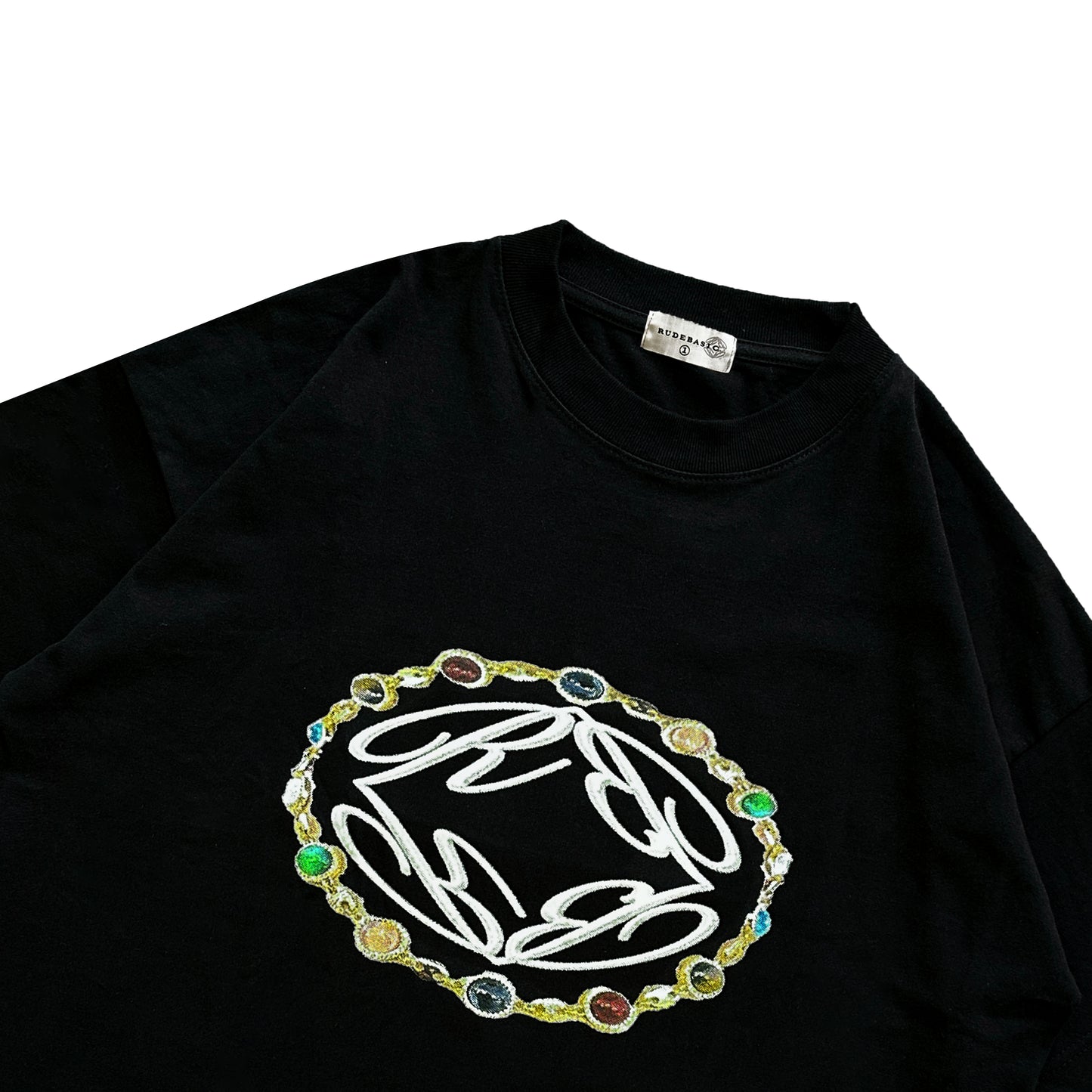 RUDEBASIC - Gems Tiny Tee | Heavyweight | Kaos hitam | Kaos pria | Kaos Grafik