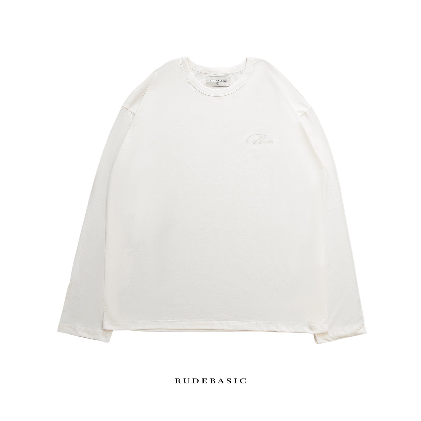 RUDEBASIC - Classic RB Mono Longsleeve | Light weight cotton