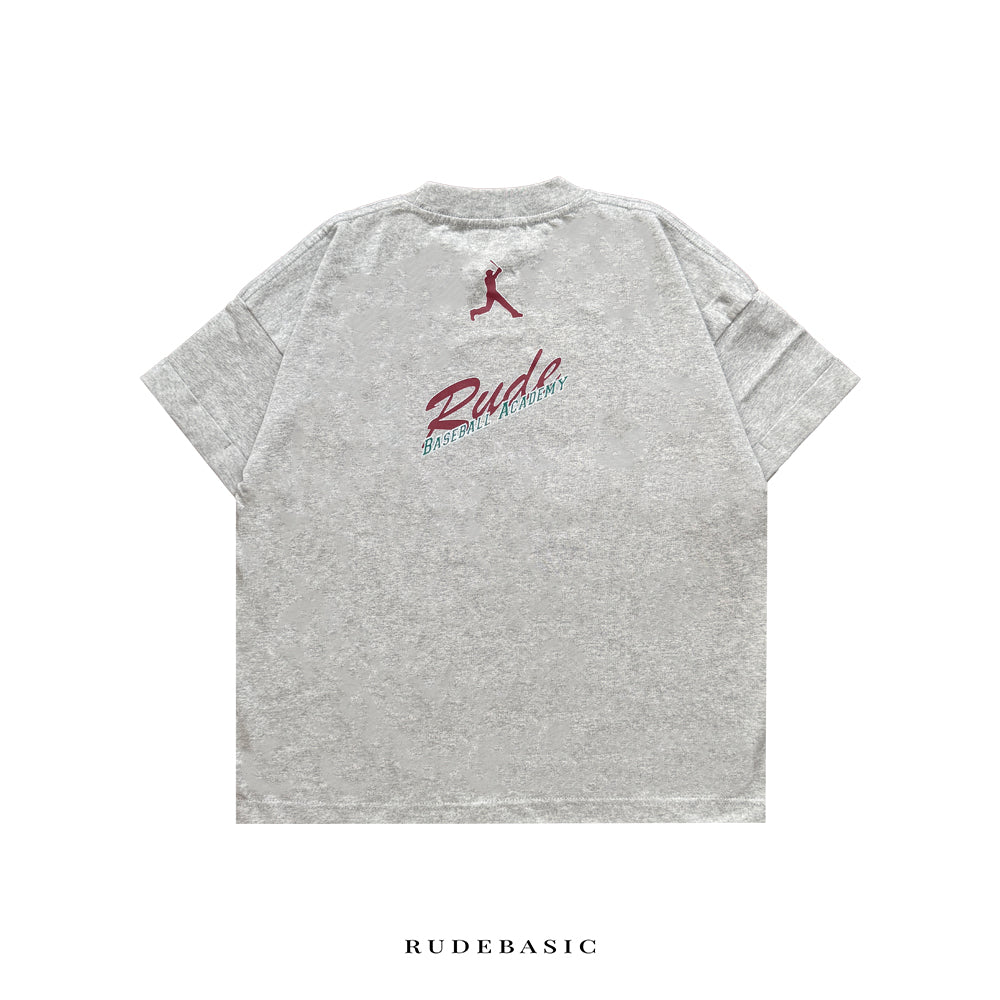 RUDEBASIC - Baseball Team Roll-up Tiny Tee - Heavy Weight Cotton [UNISEX]