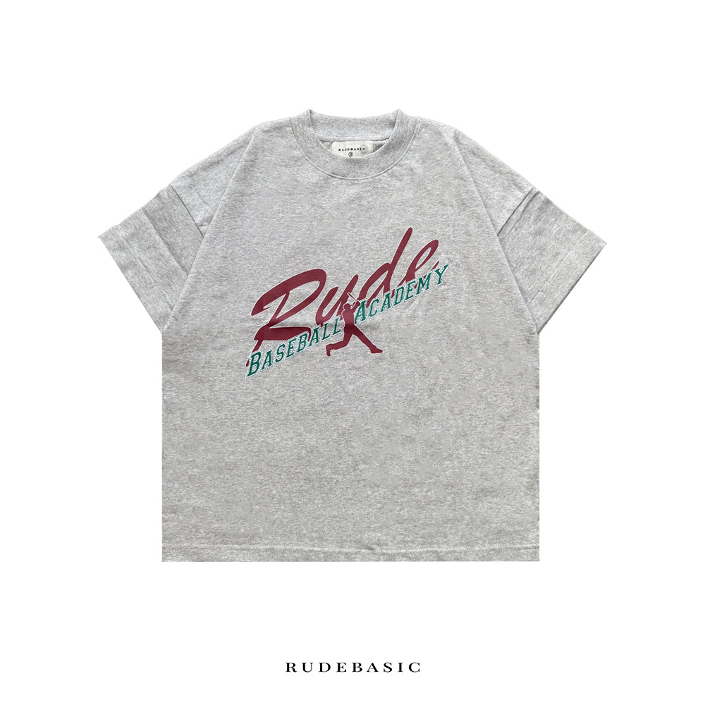 RUDEBASIC - Baseball Team Roll-up Tiny Tee - Heavy Weight Cotton [UNISEX]