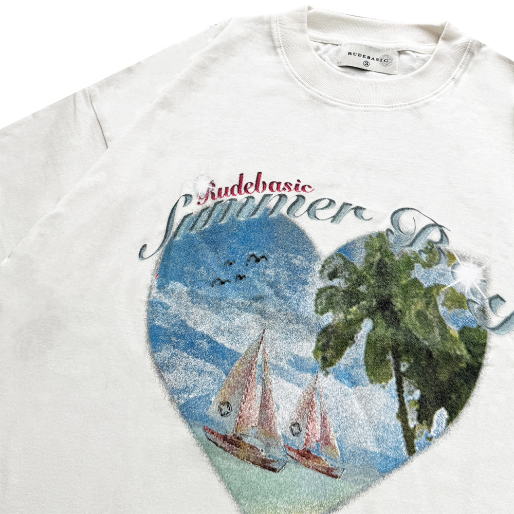 RUDEBASIC - Bay Tiny Tee - Heavy Weight Cotton [UNISEX]