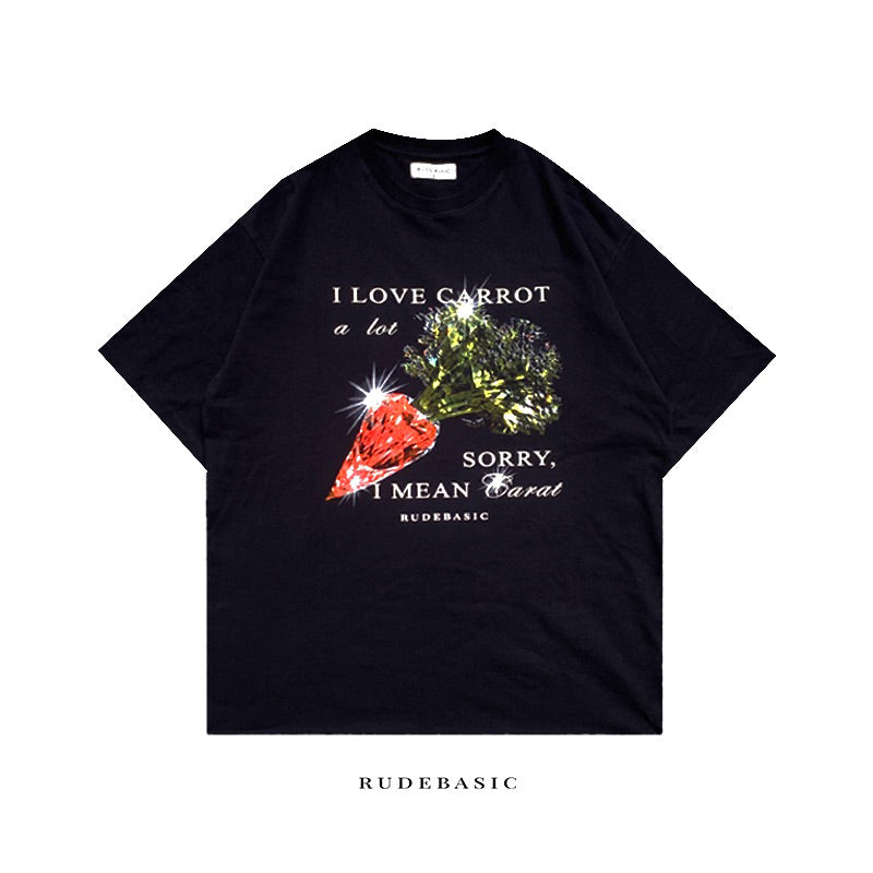 RUDEBASIC - Carrot Oversized Tee | Heavy Weight