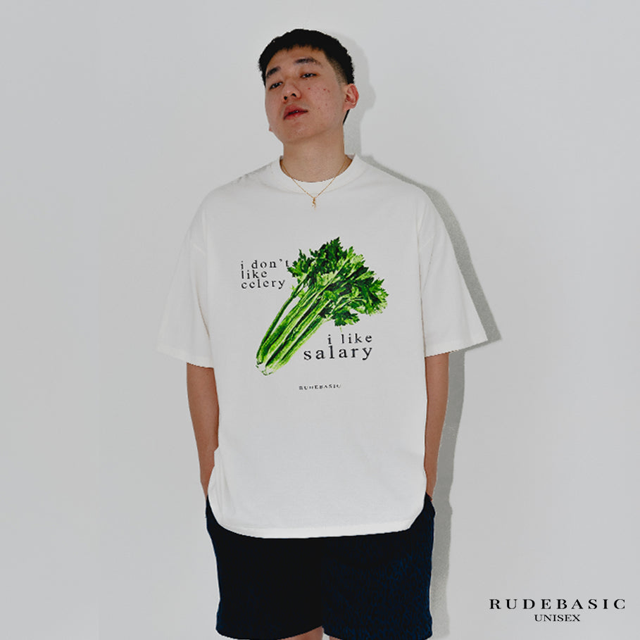 RUDEBASIC - Celery Oversized Tee | Heavy Weight