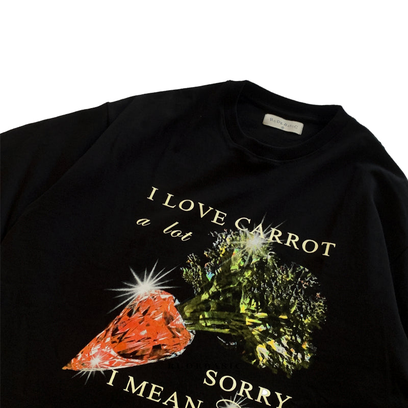 RUDEBASIC - Carrot Oversized Tee | Heavy Weight