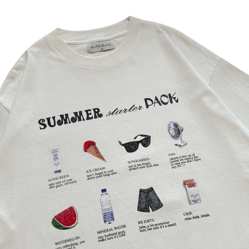 RUDEBASIC - Summer Oversized Tee | Heavy Weight