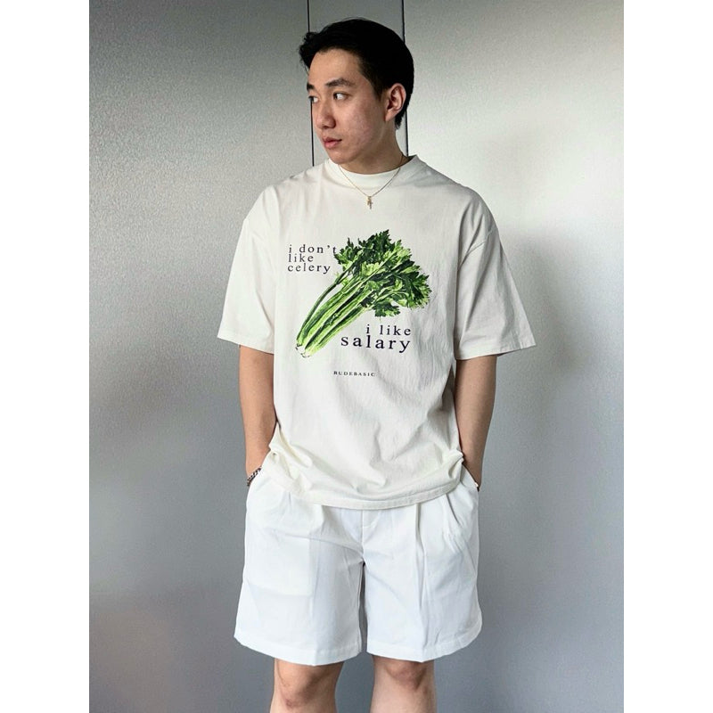 RUDEBASIC - Celery Oversized Tee | Heavy Weight