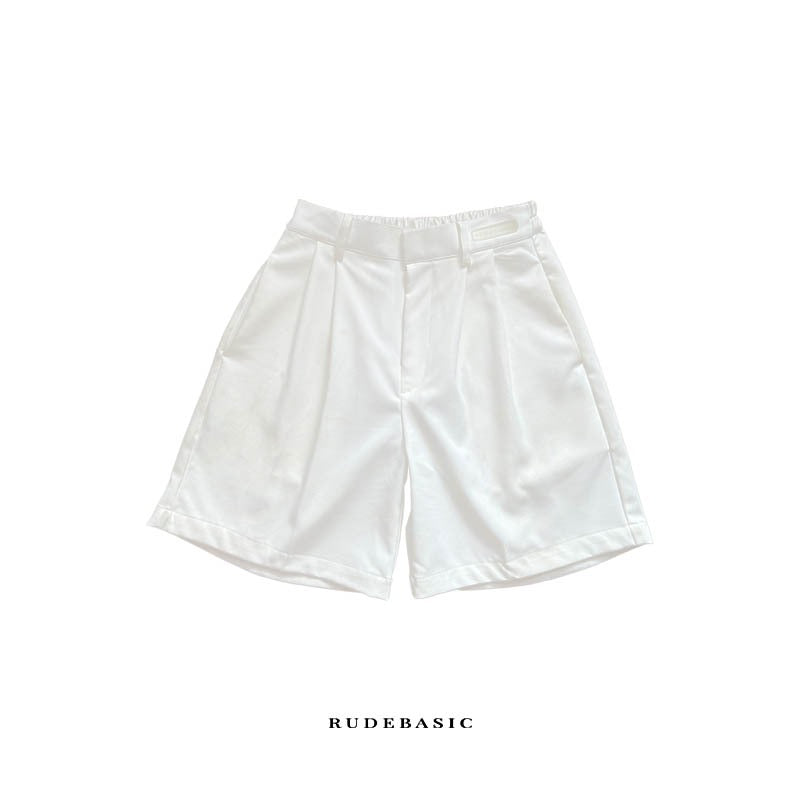 RUDEBASIC - Jung White Relax Pants | Unisex