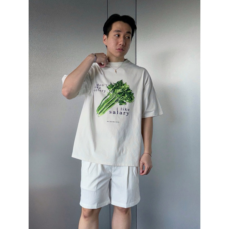 RUDEBASIC - Celery Oversized Tee | Heavy Weight