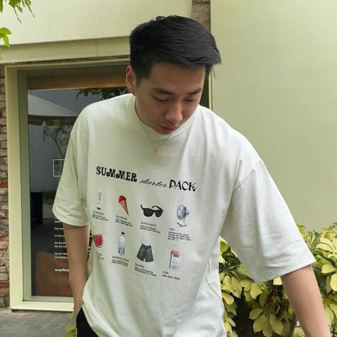 RUDEBASIC - Summer Oversized Tee | Heavy Weight