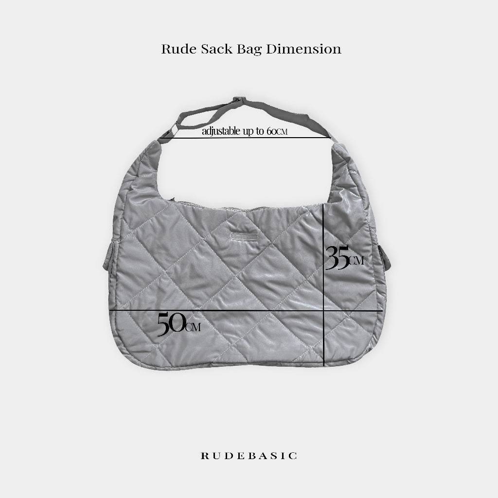 RUDEBASIC - Rude Sack Puffy Bag | Unisex