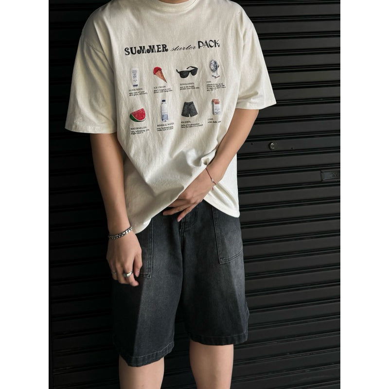 RUDEBASIC - Summer Oversized Tee | Heavy Weight