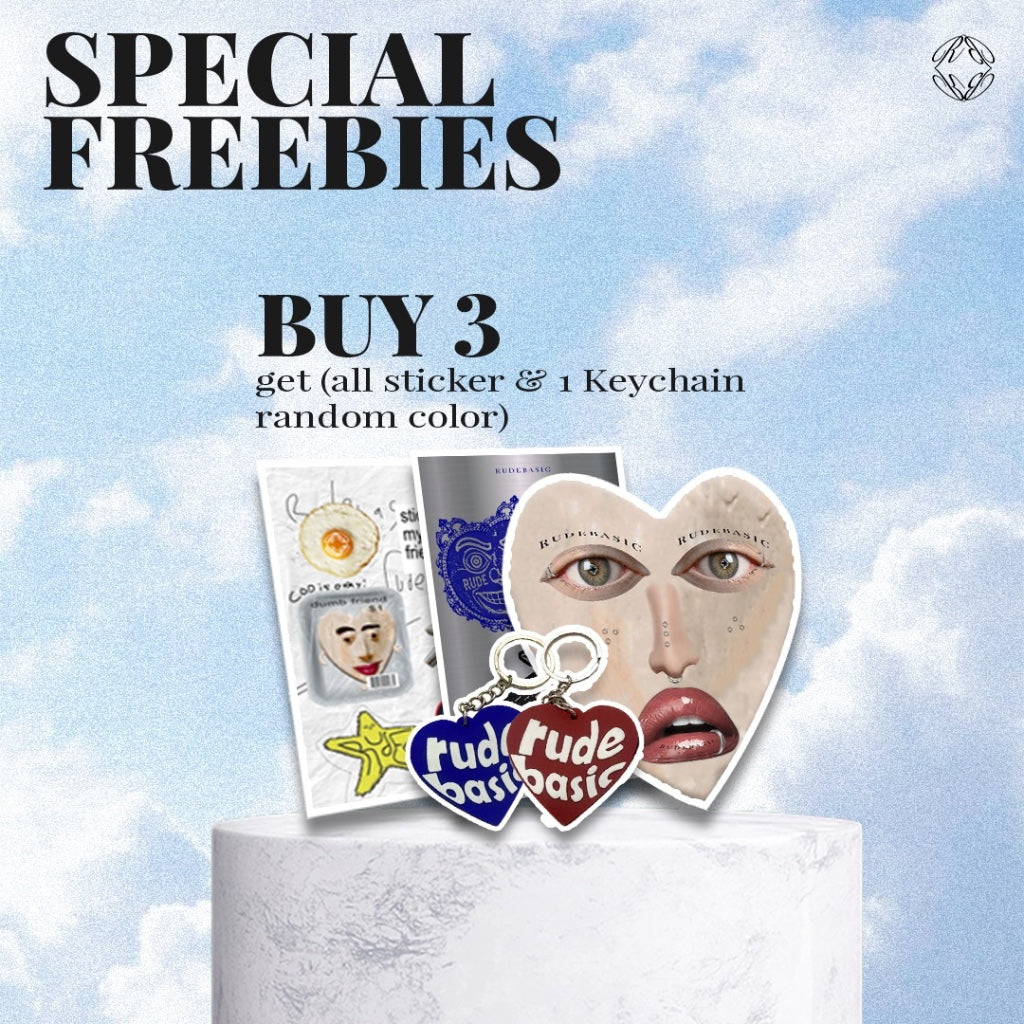 RUDEBASIC - Uglie Rudie Oversized Tee | Heavy Weight Cotton | Kaos Oversize | Kaos Hitam Pria