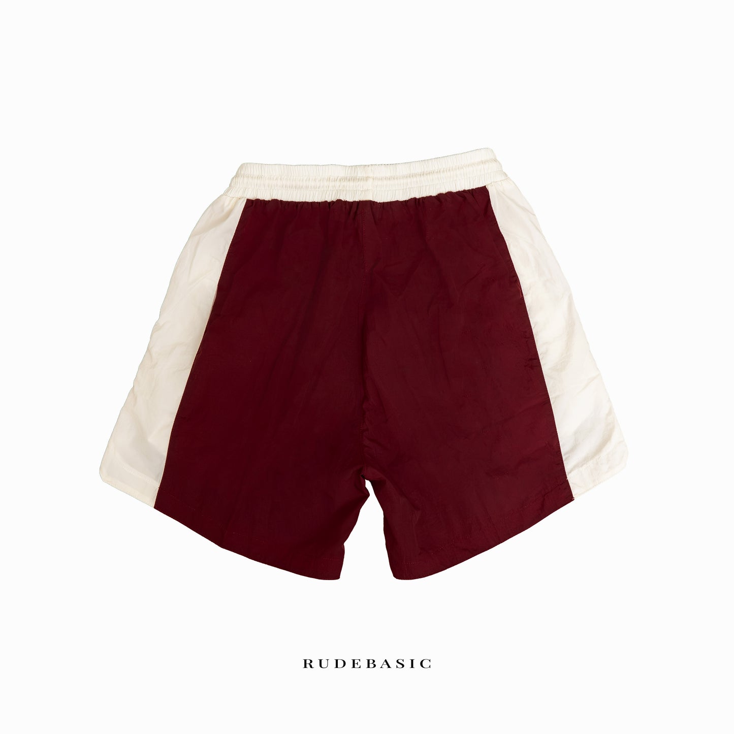 RUDEBASIC - Berry Block Rude Parachute | Unisex | Celana pria | Celana pendek | celana nylon | nylon shorts
