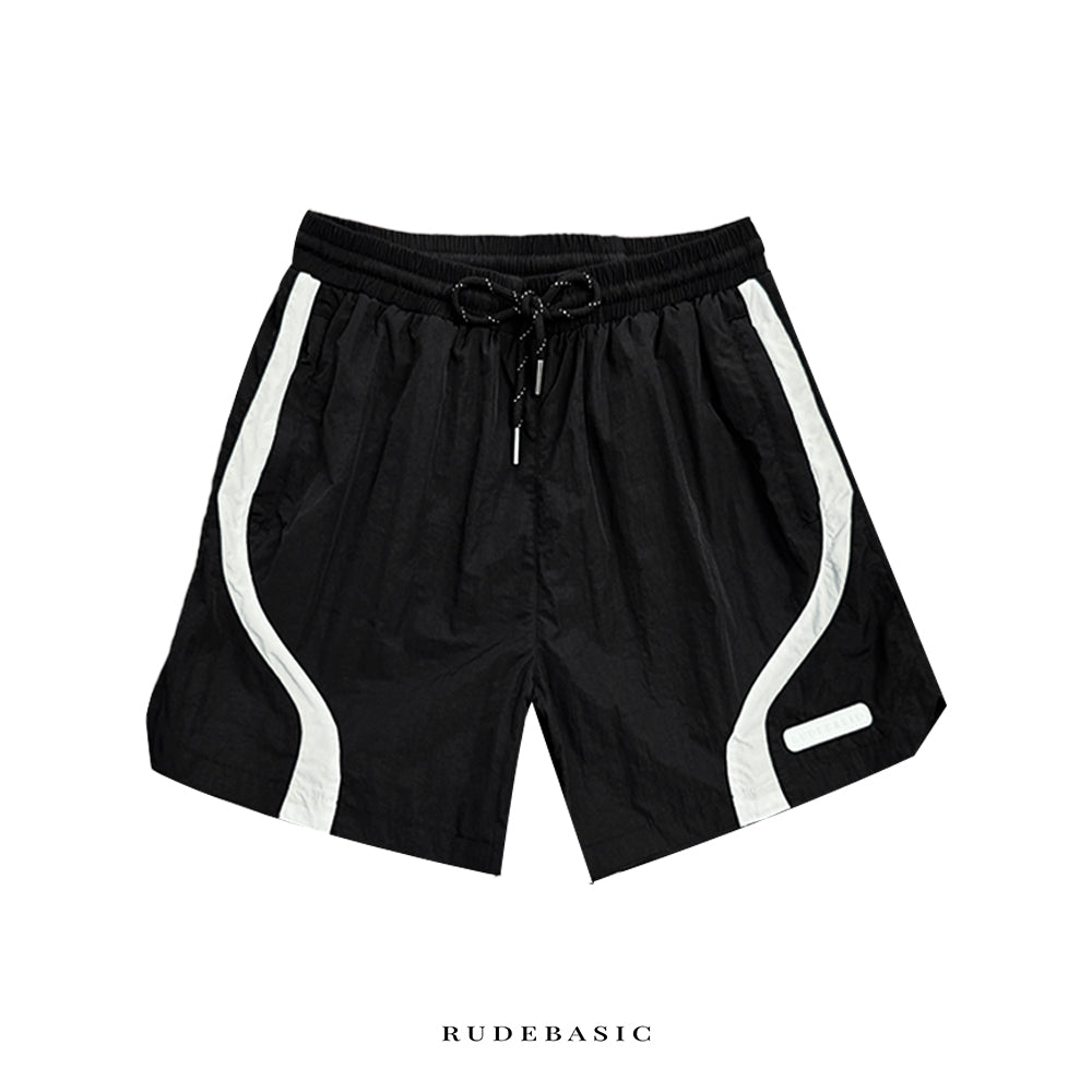 RUDEBASIC - Sline Parachute Pants | Nylon Crinkle | Unisex | Celana pendek | Celana olahraga | Celana gym